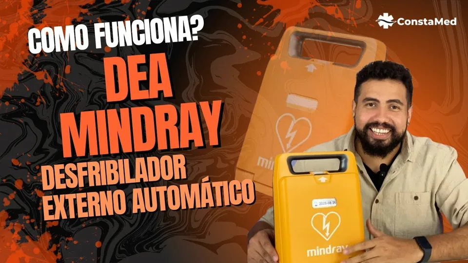 Capa do vídeo BeneHeart C1A: unboxing, montagem e simulação